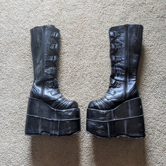 Demonia By Pleaser Stack Platform Boots 